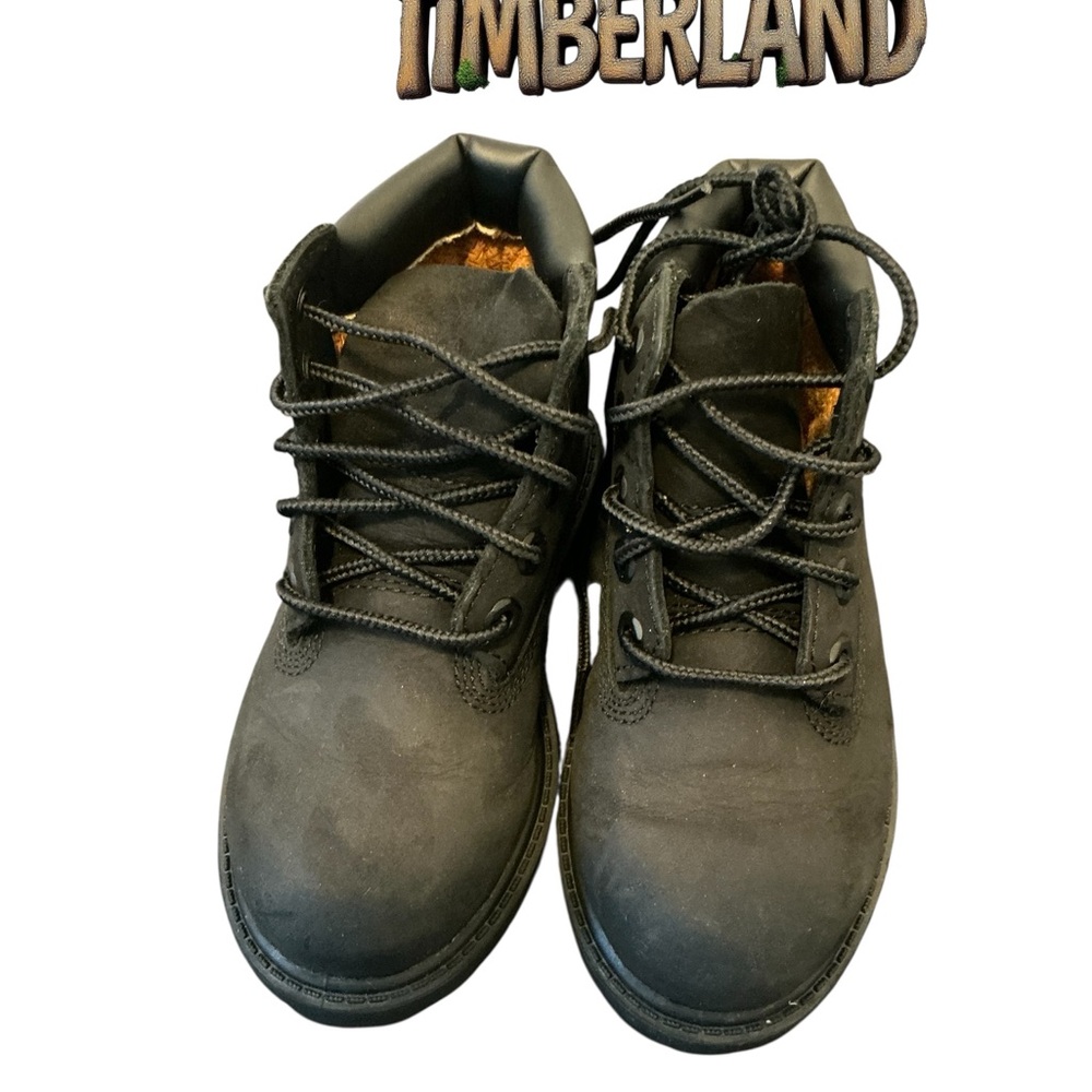 Timberland Kids Black Boots